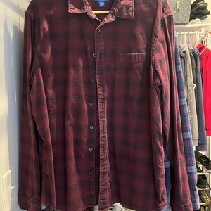 Men’s Flannel Shirts - Pair of Apt 9 Untucked Fit XXL